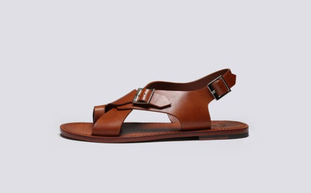 Grenson Ambrose | Mens Sandals In Tan Leather