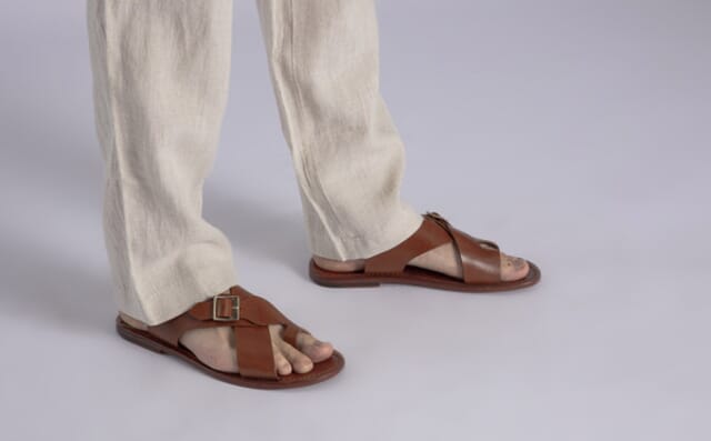 Grenson Ambrose | Mens Sandals In Tan Leather