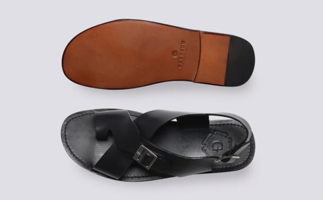 Grenson April | Womens Sandals In Black Leather