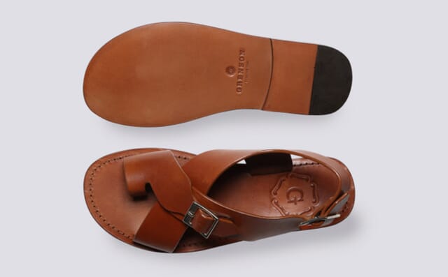 Grenson April | Womens Sandals In Tan Leather