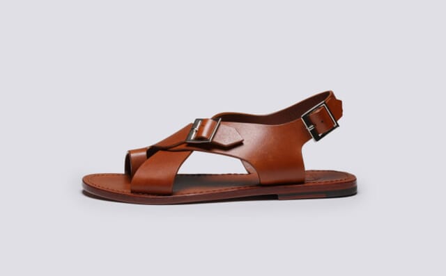 Grenson April | Womens Sandals In Tan Leather