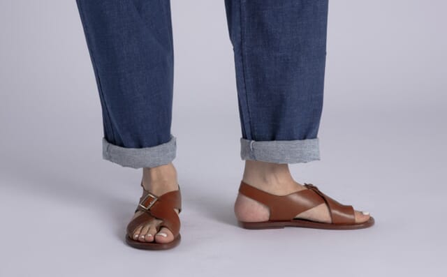 Grenson April | Womens Sandals In Tan Leather