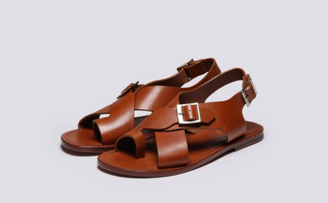 grenson April | Womens Sandals in Tan Leather
