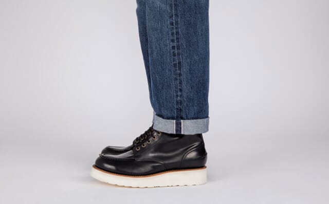 Grenson Asa | Mens Derby Boots In Black Leather