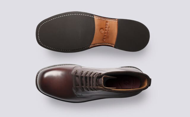 Grenson Barlow | Mens Boots In Dark Brown Leather