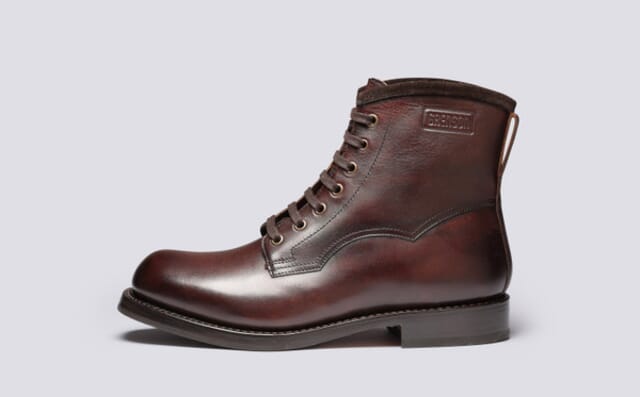 Grenson Barlow | Mens Boots In Dark Brown Leather