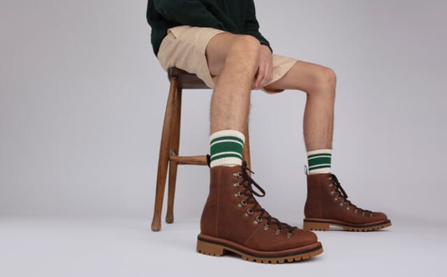 Grenson Brady | Mens Hiker Boots Dark Tan Leather