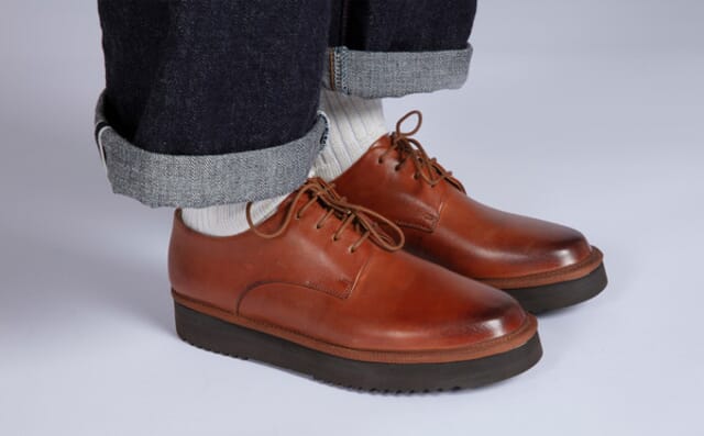 Grenson Byron | Mens Derby Shoes In Tan Leather