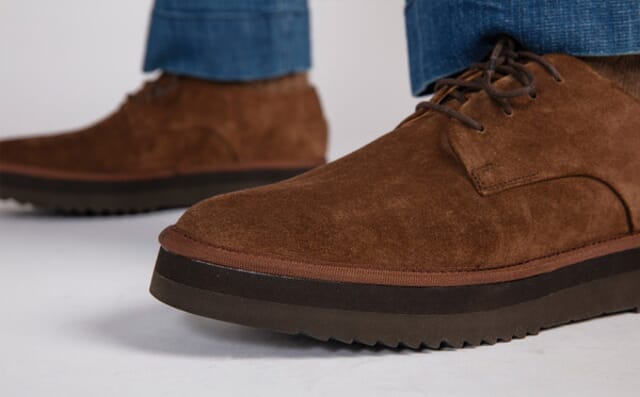 Grenson Byron | Mens Derby Shoes In Toffee Suede