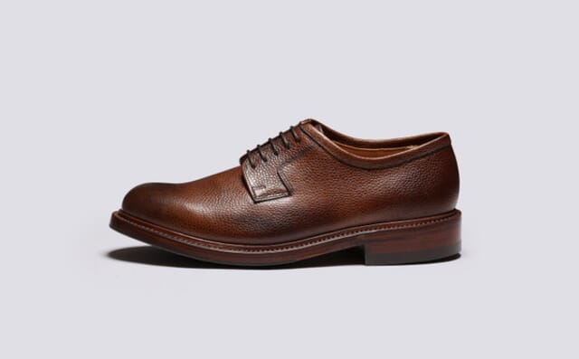 Grenson Camden | Mens Wholecut Derby In Dark Brown