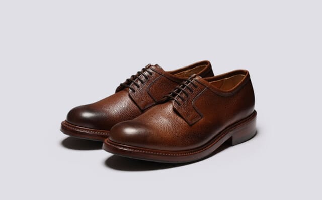 grenson Camden | Mens Wholecut Derby in Dark Brown grenson Camden | Mens Wholecut Derby in Dark Brown