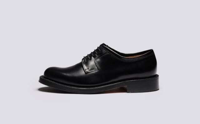 Grenson Camden | Womens Derby Shoes In Black Leather