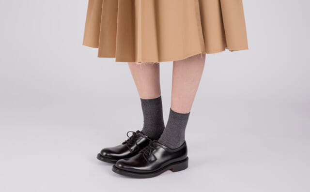 Grenson Camden | Womens Derby Shoes In Black Leather