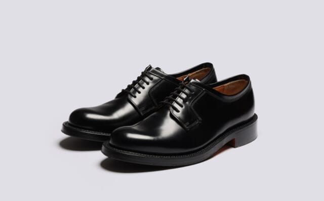 grenson Camden | Womens Derby Shoes in Black Leather grenson Camden | Womens Derby Shoes in Black Leather