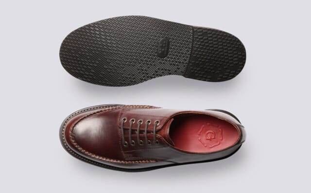 Grenson Carlo | Mens Derby Shoes In Brown Leather