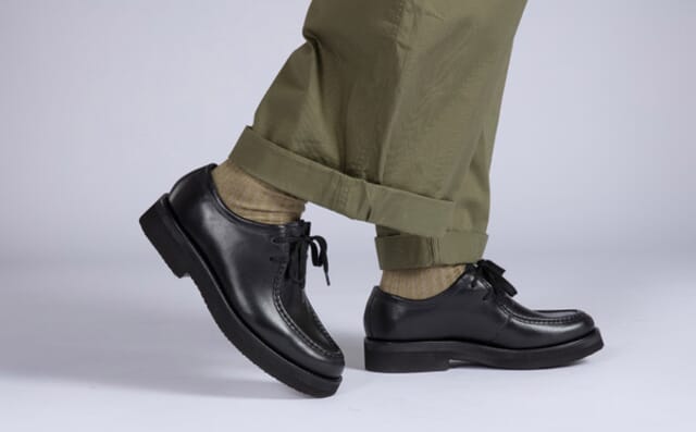 Grenson Clarkson | Mens Derby Shoes In Black Leather