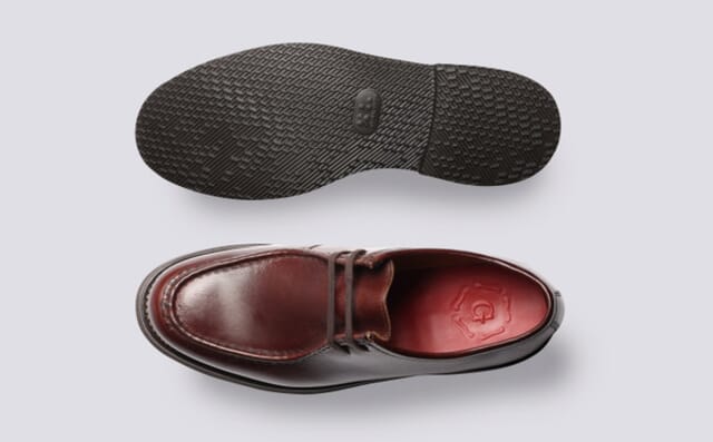 Grenson Clarkson | Mens Derby Shoes In Brown Leather