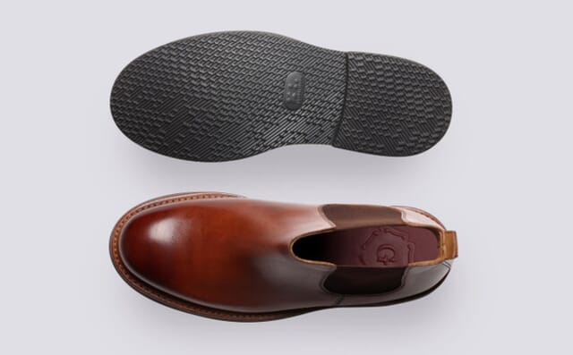 Grenson Colin | Chelsea Boots For Men In Tan Leather