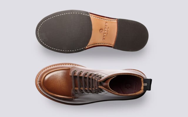 Grenson Corinne | Womens Boots In Tan Grain Leather