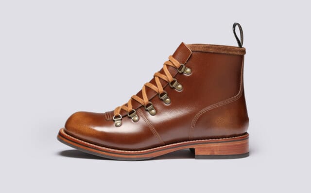 Grenson Cornelius | Mens Boots In Tan Grain Leather