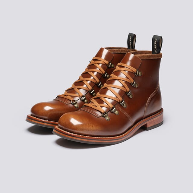 Grenson Cornelius | Mens Boots In Tan Grain Leather