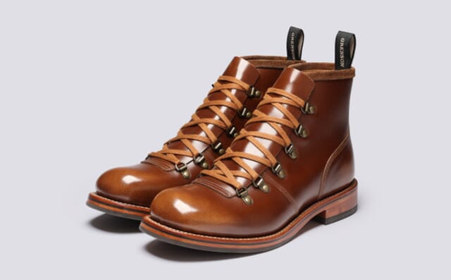 grenson Cornelius | Mens Boots in Tan Grain Leather