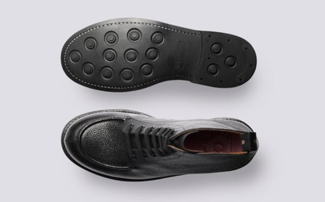 Grenson Ellis | Mens Boots In Black Grain Leather