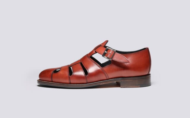 Grenson Fisher | Mens Sandals In Brown Leather