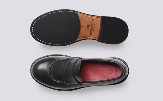 Grenson Hattie | Womens Loafers In Black Leather