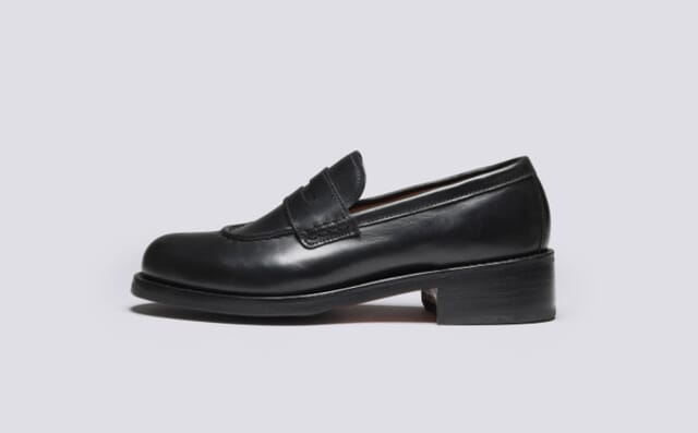 Grenson Hattie | Womens Loafers In Black Leather