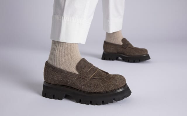 Grenson Hattie | Womens Loafers In Brown Suede