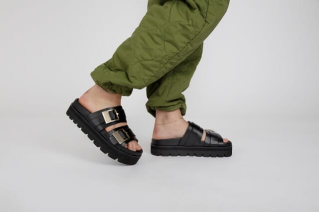 Grenson Ida | Womens Sandals In Black Leather