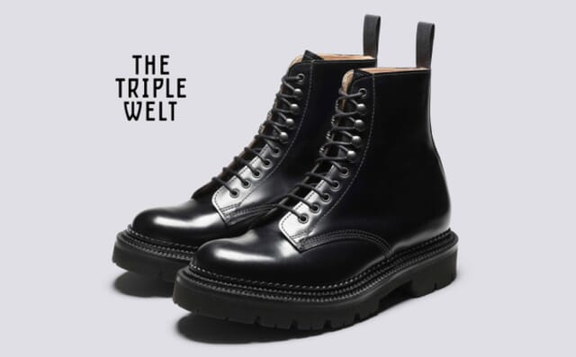 grenson Jude | Mens Boots in Black with Triple Welt