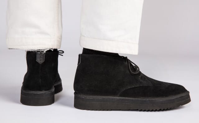 Grenson Keats | Mens Chukka Boots In Black Suede