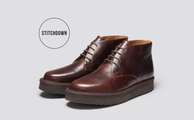 grenson Keats | Mens Chukka Boots in Brown Leather