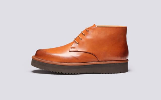 Grenson Keats | Mens Chukka Boots In Tan Leather