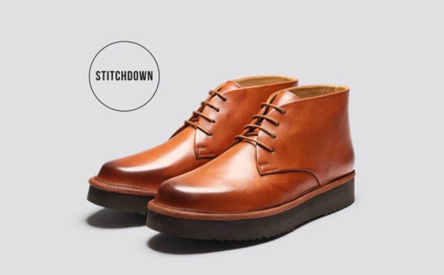 grenson Keats | Mens Chukka Boots in Tan Leather