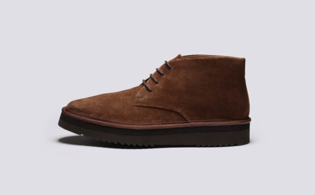Grenson Keats | Mens Chukka Boots In Toffee Suede