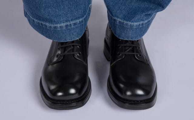 Grenson Kennedy | Mens Derby Shoes In Black Leather