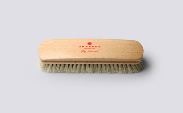 grenson Large Horsehair Shoe Brush