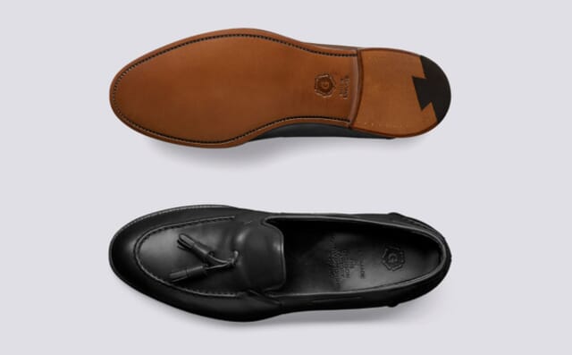Grenson Leadenhall | Mens Loafers In Black Leather