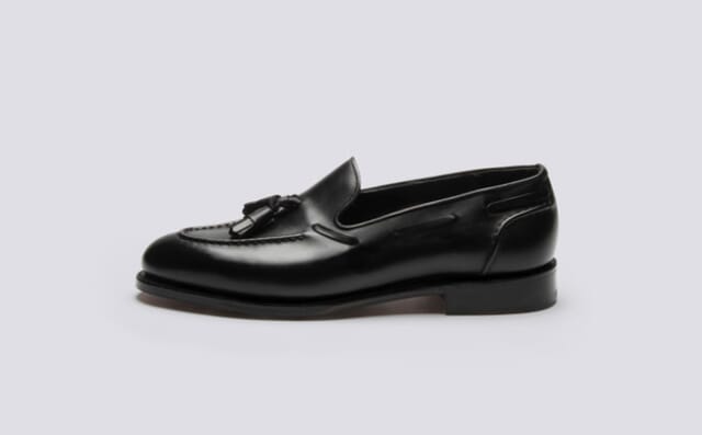 Grenson Leadenhall | Mens Loafers In Black Leather