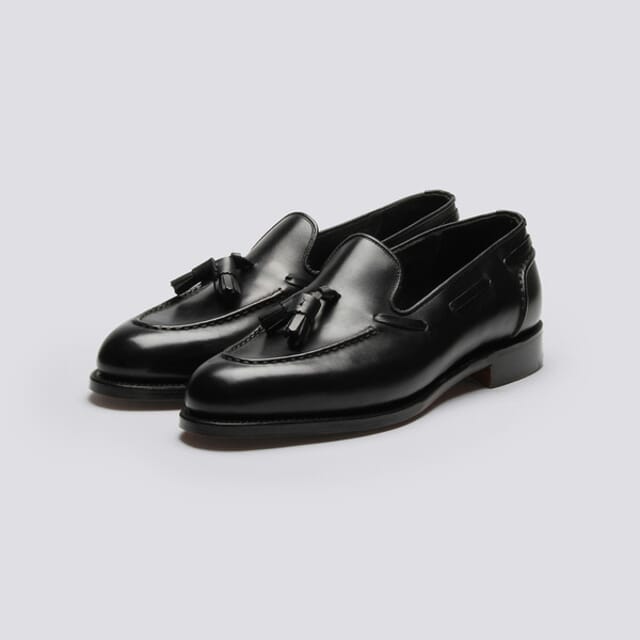 Grenson Leadenhall | Mens Loafers In Black Leather