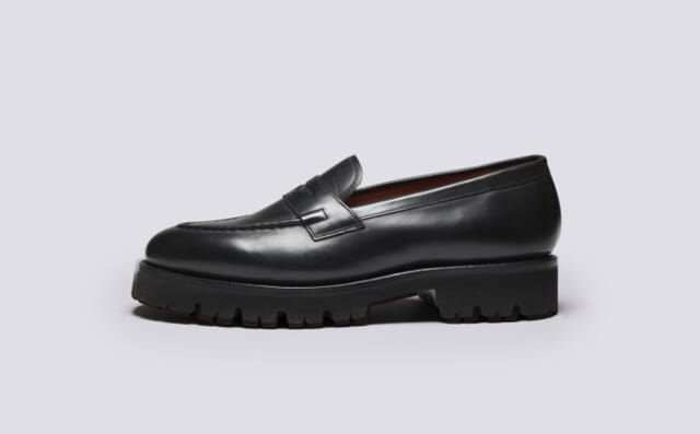 Grenson Lloyd | Mens Loafers In Black Leather