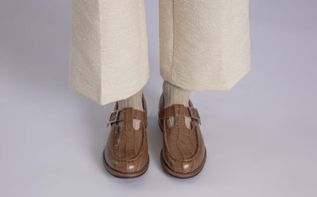 Grenson Mae | Womens Sandals In Tan Printed Leather