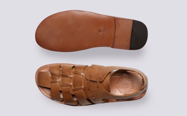 Grenson Maitland | Mens Sandals In Burnished Nubuck