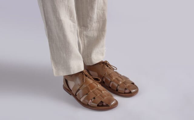 Grenson Maitland | Mens Sandals In Burnished Nubuck