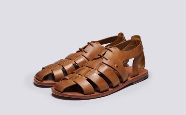 grenson Maitland | Mens Sandals in Burnished Nubuck