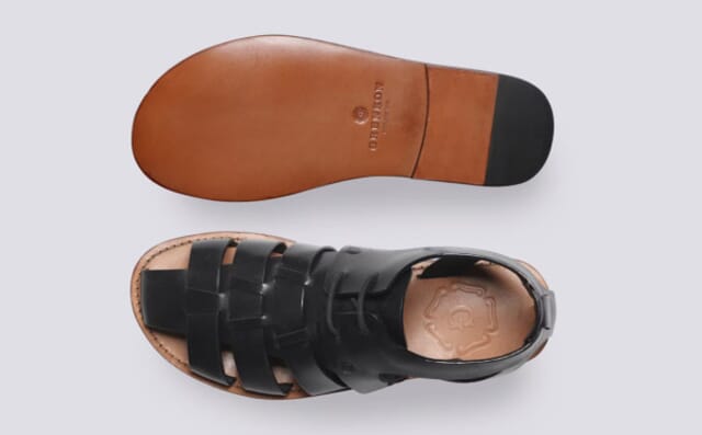 Grenson Marion | Womens Sandals In Black Leather