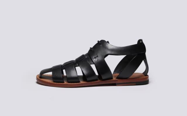 Grenson Marion | Womens Sandals In Black Leather